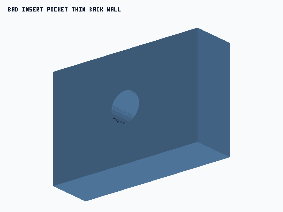 Bad Insert Pocket Thin Back Wall generated STEP preview