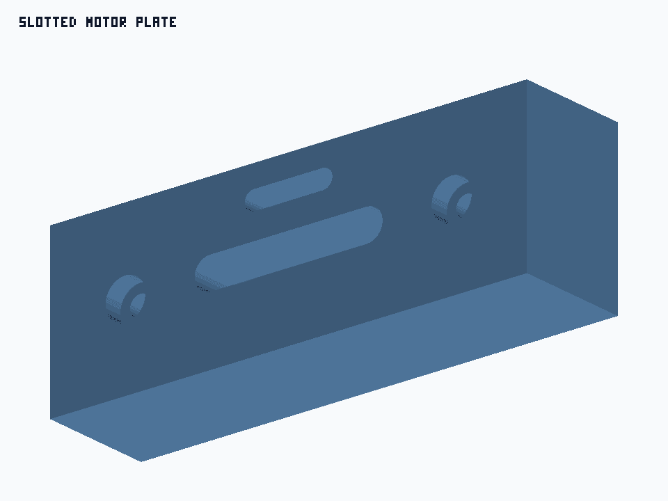 Adjustable motor plate